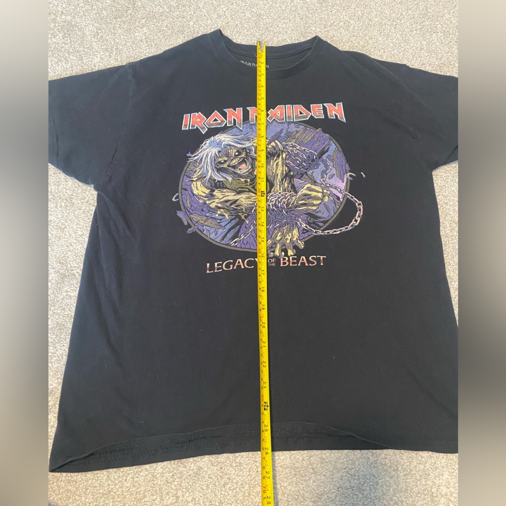 Iron Maiden Legacy of the Beast Graphic Band Tee Black Unisex Large - Picture 6 of 6